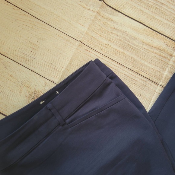 LOFT Marisa navy blue the Riviera pants 22 - Picture 3 of 9